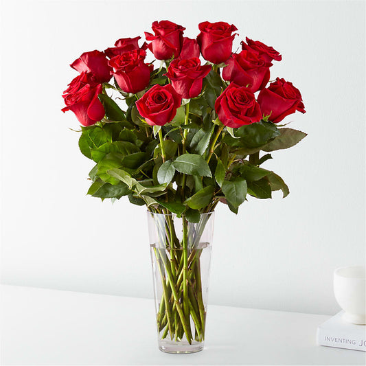Long Stem Red Rose Bouquet – Flowerama #186, Oklahoma City OK