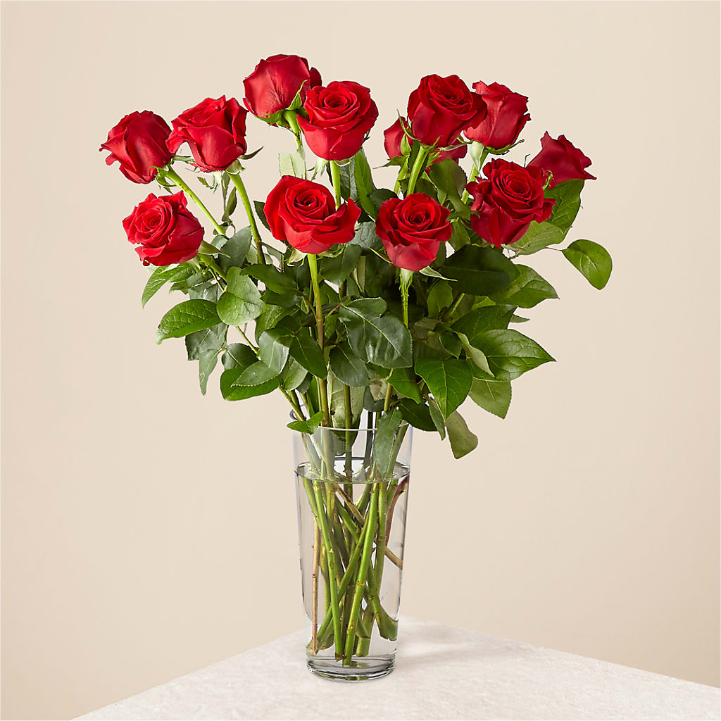 Long Stem Red Rose Bouquet – Flowerama #186, Oklahoma City OK