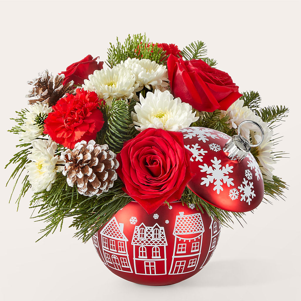 Christmas Village Ornament – Flowerama #186, Oklahoma City OK