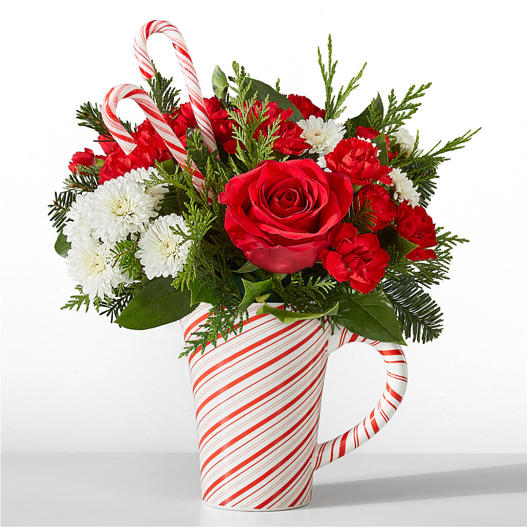 Peppermint Swirl Mug – Flowerama #186, Oklahoma City OK