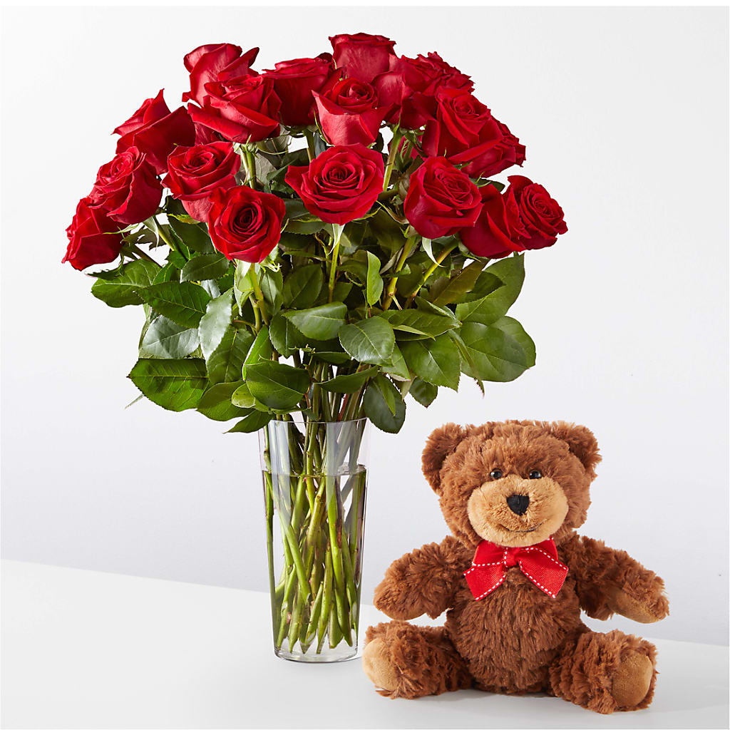 Romantic Long Stem Red Rose Bouquet Bundles – Flowerama #186, Oklahoma City OK