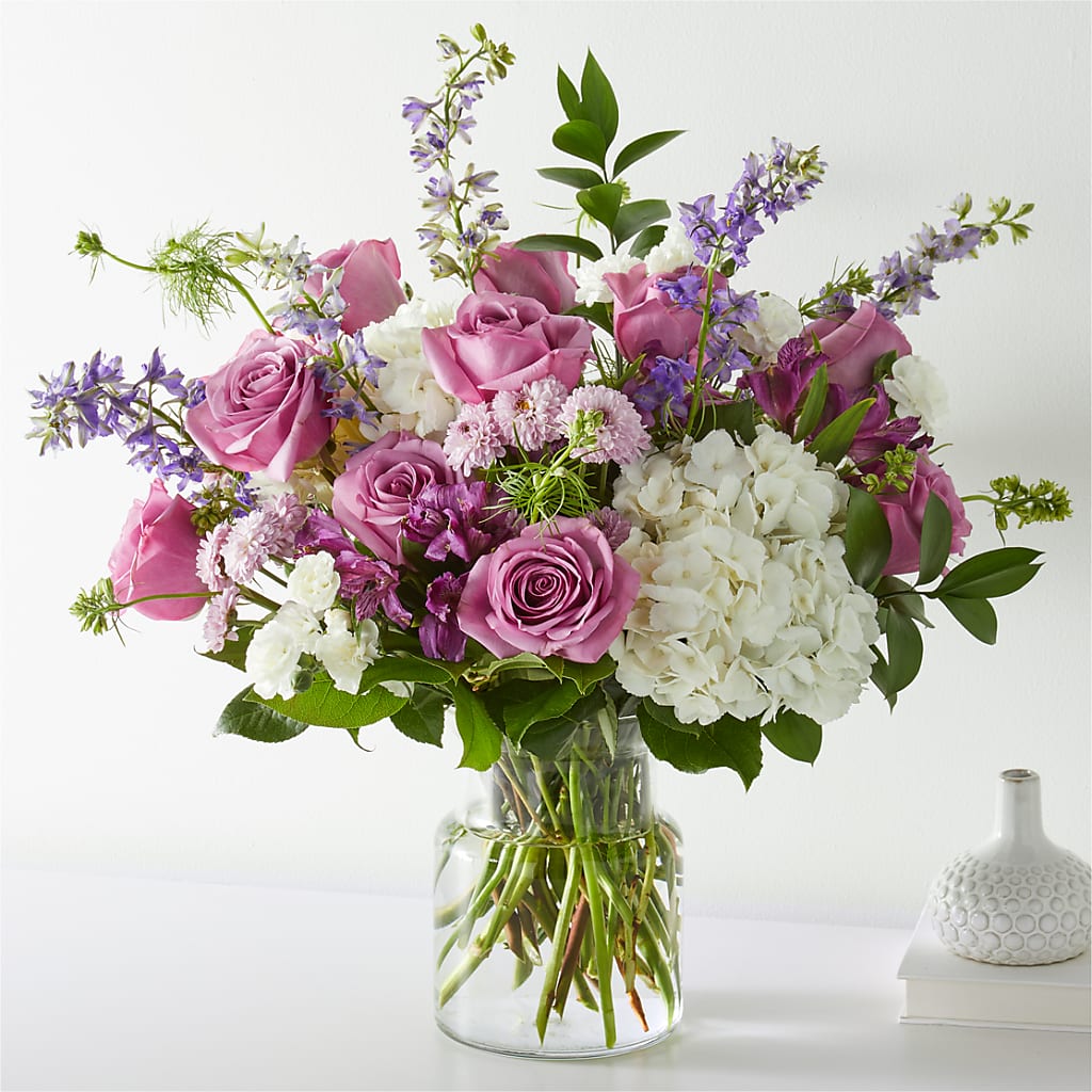 Violet Caress Bouquet – Flowerama #186, Oklahoma City OK