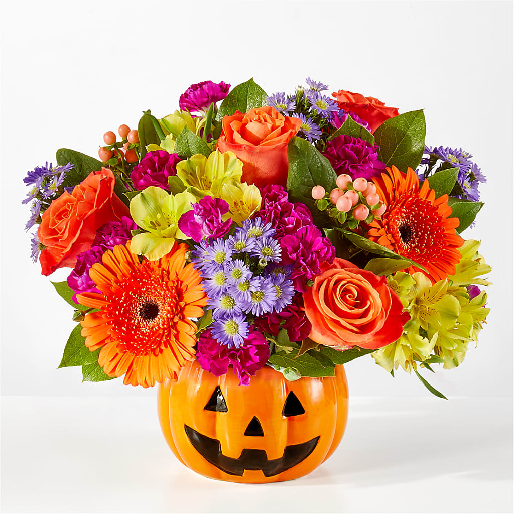 Tricks & Treats Pumpkin – Flowerama #186, Oklahoma City OK