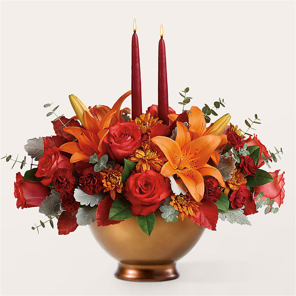 Fruits of Fall Centerpiece – Flowerama #186, Oklahoma City OK
