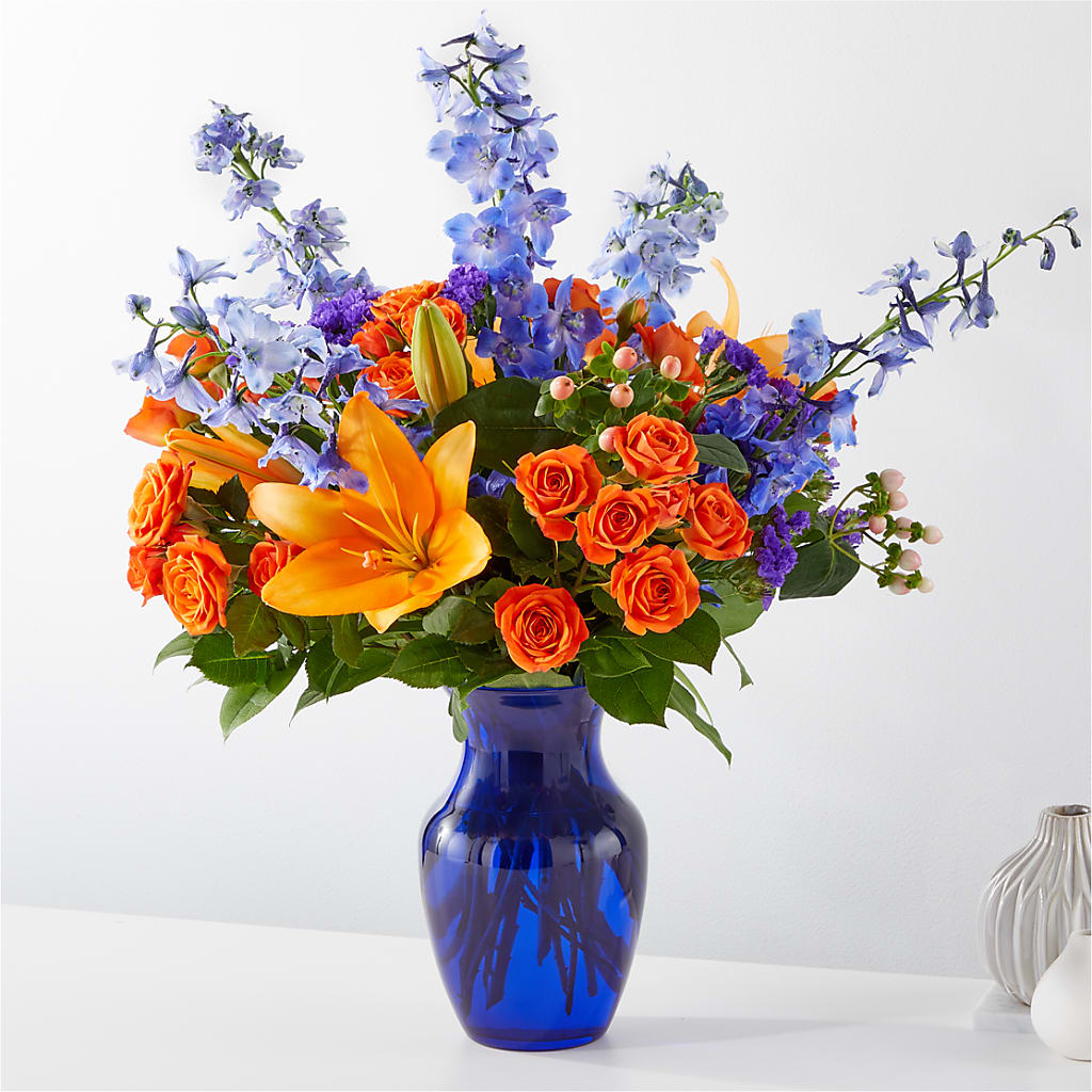 Radiant Citrus Bouquet – Flowerama #186, Oklahoma City OK