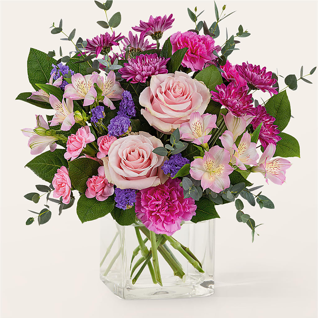 Rosy Radiance Bouquet – Flowerama #186, Oklahoma City OK