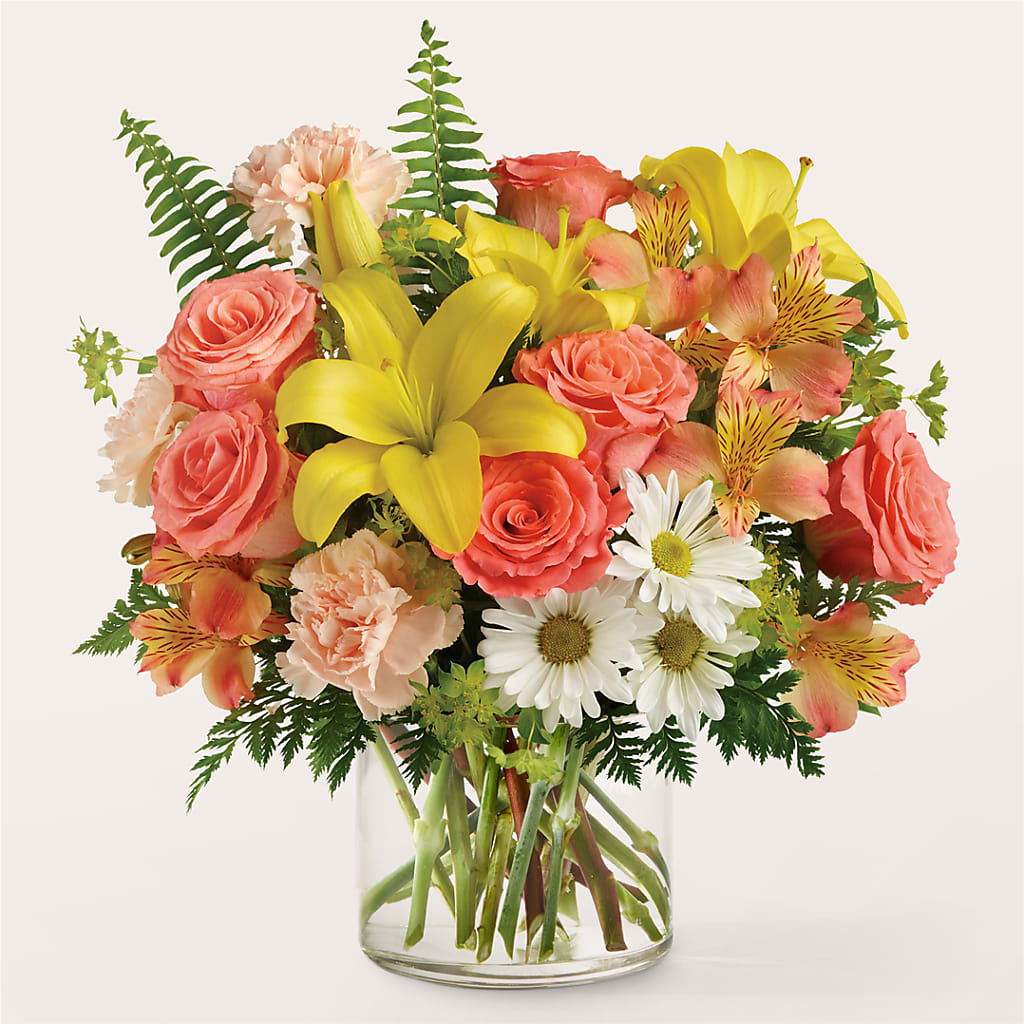 Sunset Strip Bouquet – Flowerama #186, Oklahoma City OK