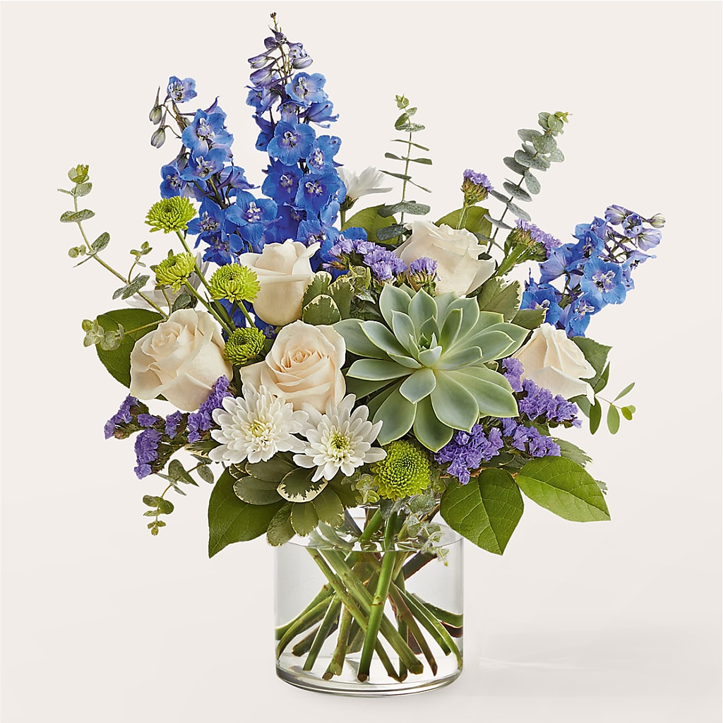 Cerulean Waves Bouquet – Flowerama #186, Oklahoma City OK