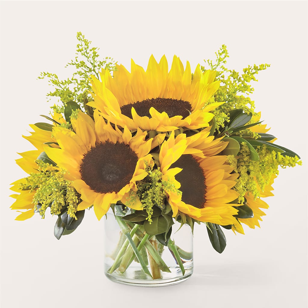 Beaming Sunflower Bouquet – Flowerama #186, Oklahoma City OK