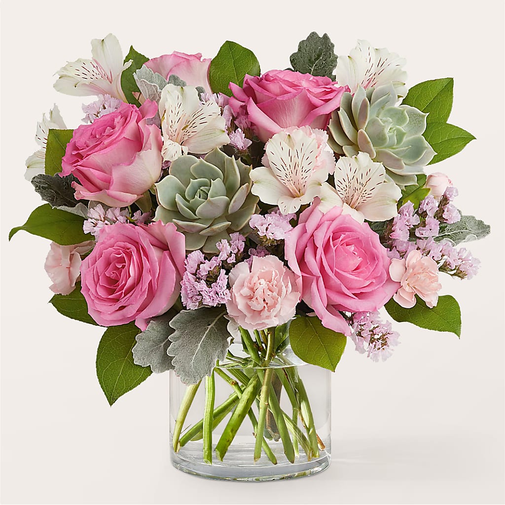 Dusty Rose Bouquet – Flowerama #186, Oklahoma City OK