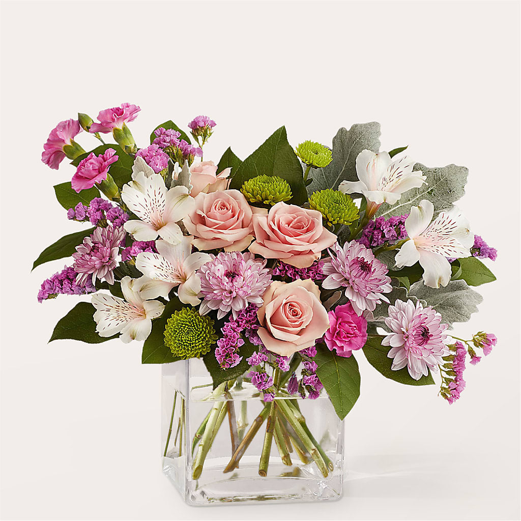 Pink Suede Bouquet – Flowerama #186, Oklahoma City OK