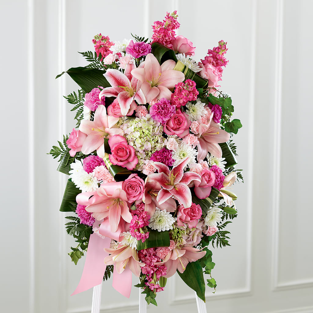 Comforting Standing Spray – Flowerama #186, Oklahoma City OK