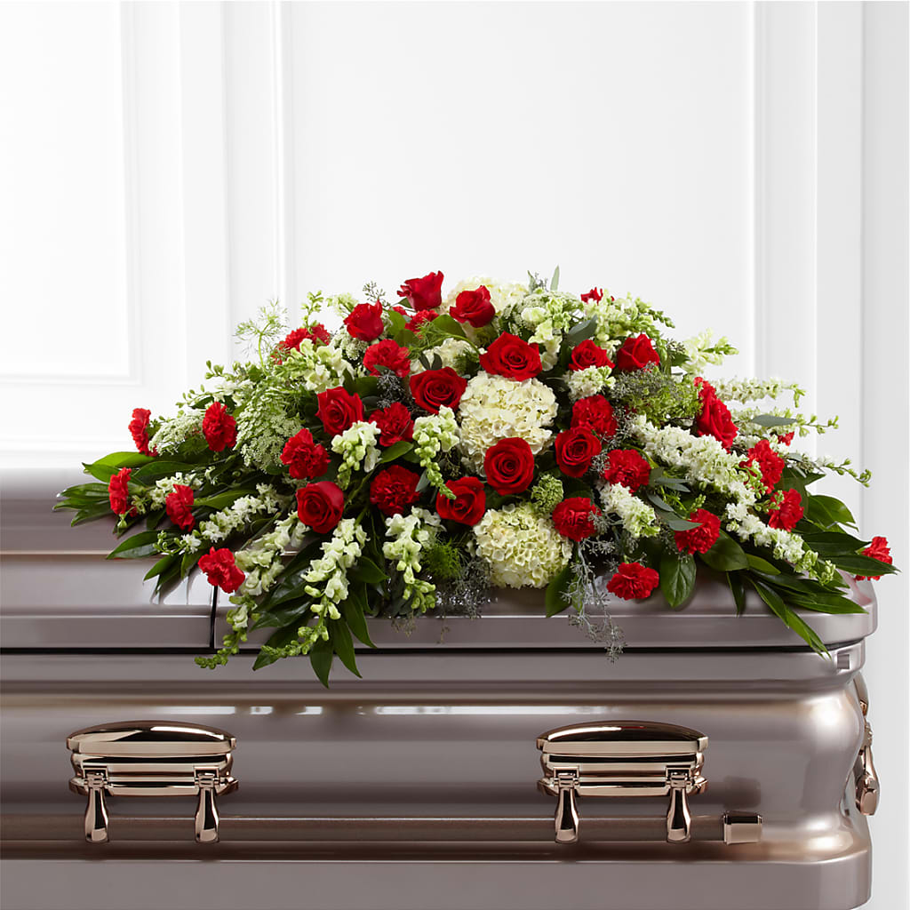 Sincerity Casket Spray – Flowerama #186, Oklahoma City OK