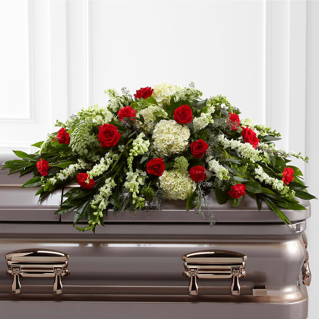 Sincerity Casket Spray – Flowerama #186, Oklahoma City OK