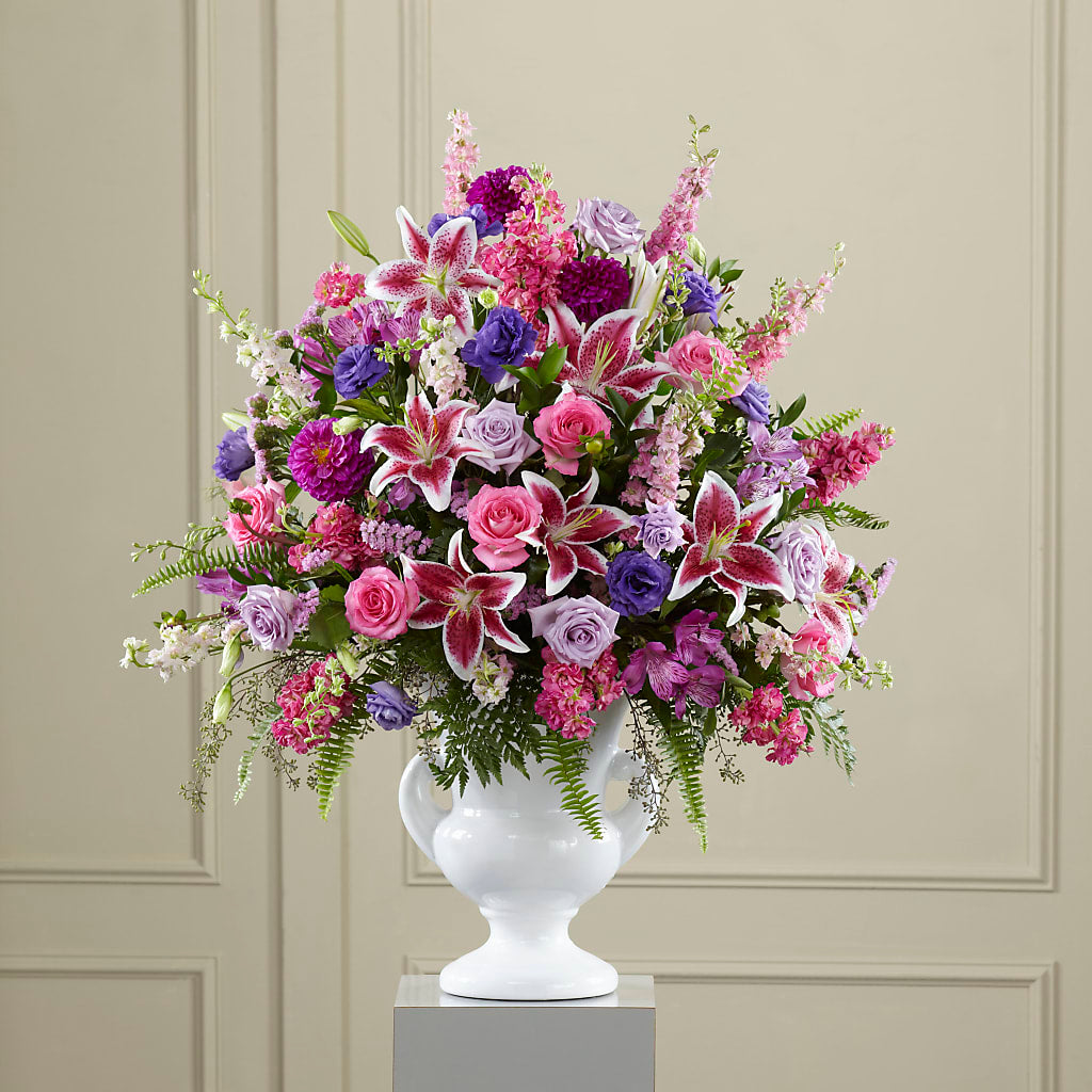 Peaceful Tribute Arrangement – Flowerama #186, Oklahoma City OK