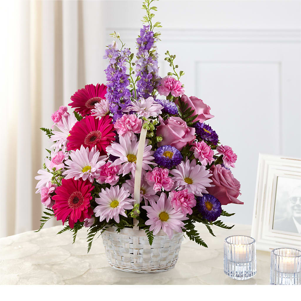 Pastel Peace Basket – Flowerama #186, Oklahoma City OK