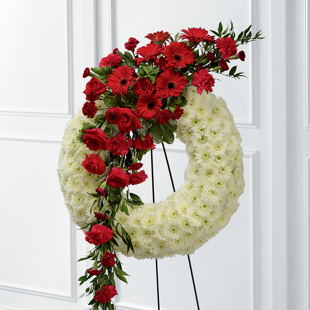 Graceful Tribute Wreath – Flowerama #186, Oklahoma City OK