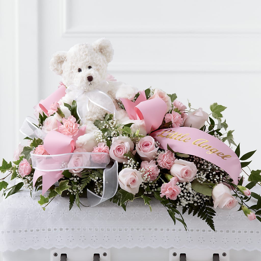 Touch of Sympathy Casket Spray – Flowerama #186, Oklahoma City OK