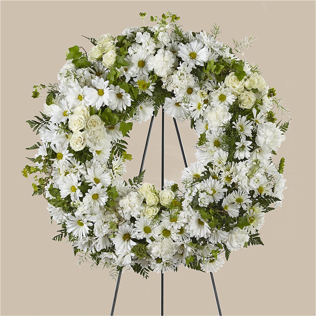 Faithful Wishes Wreath – Flowerama #186, Oklahoma City OK