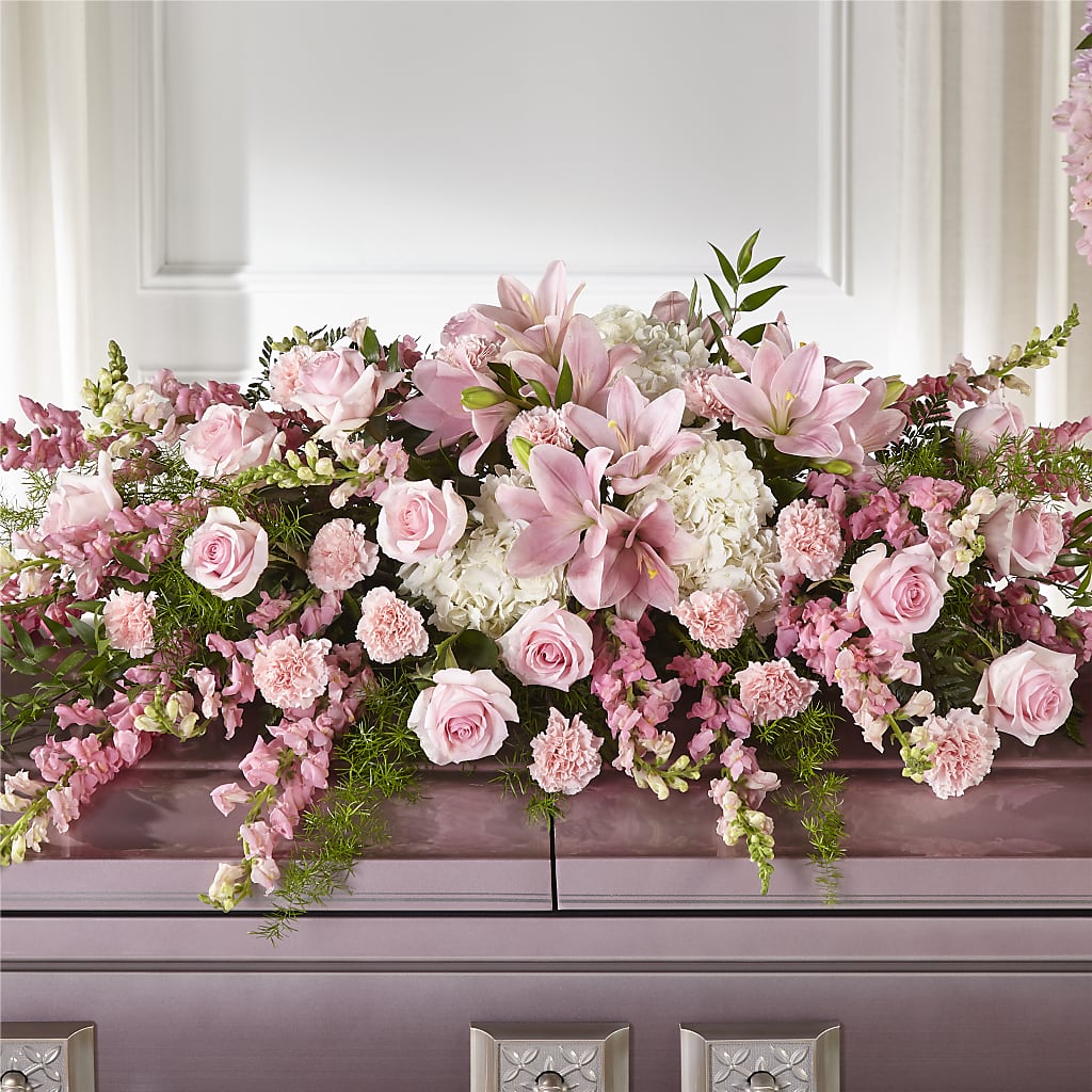 Life & Remembrance Casket Spray – Flowerama #186, Oklahoma City OK