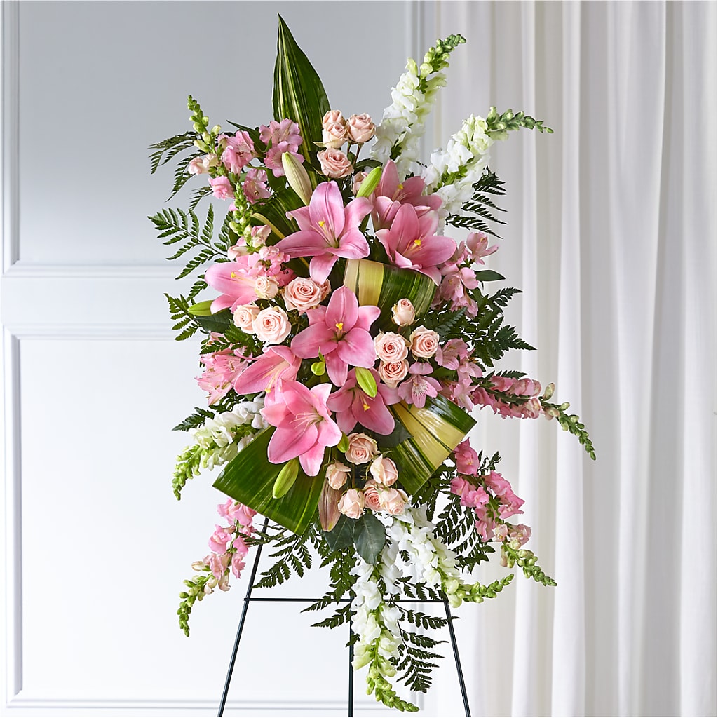 Elegant Embrace Standing Spray – Flowerama #186, Oklahoma City OK