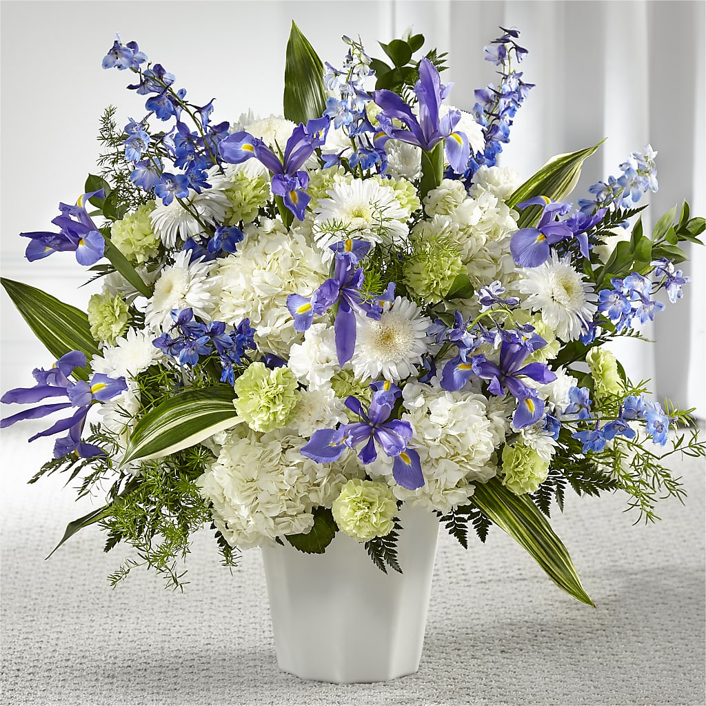 Soft Serenity Floor Basket – Flowerama #186, Oklahoma City OK