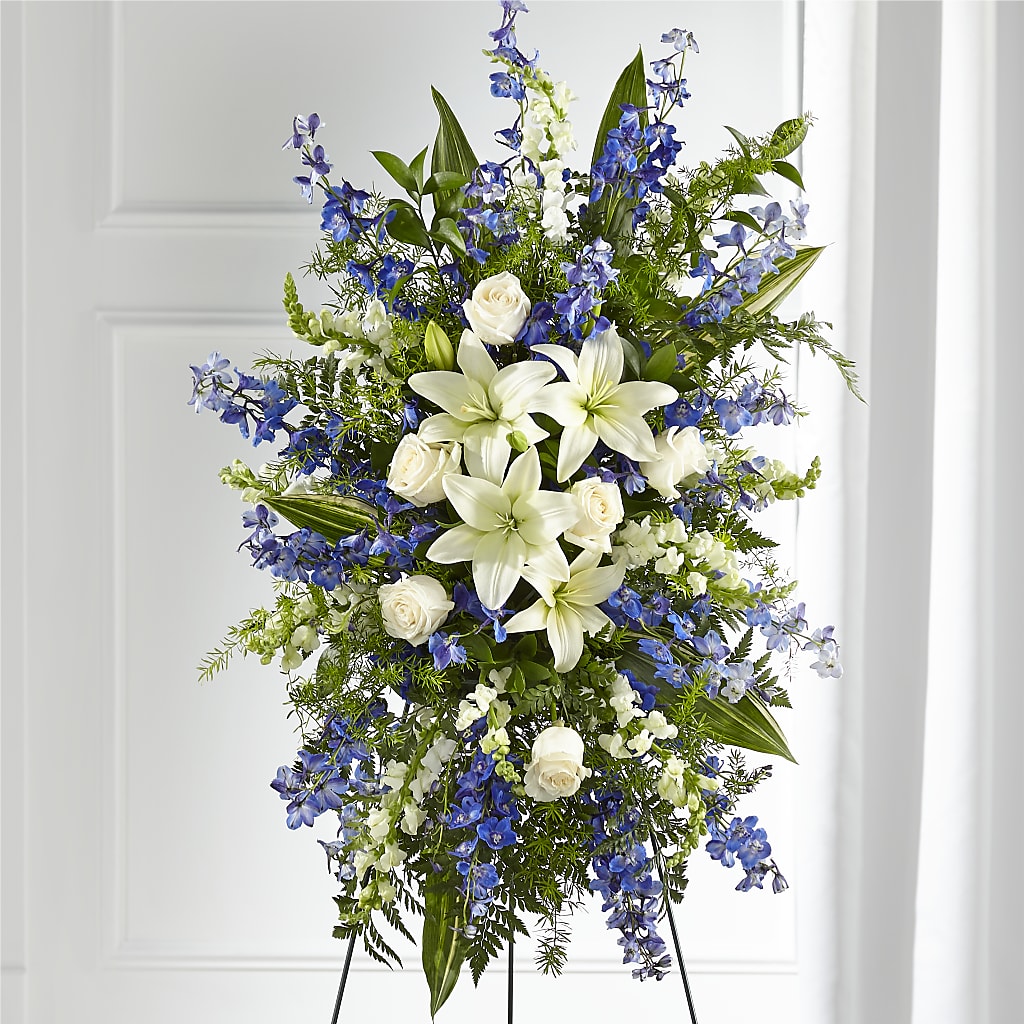 Faithful Friend Standing Spray – Flowerama #186, Oklahoma City OK