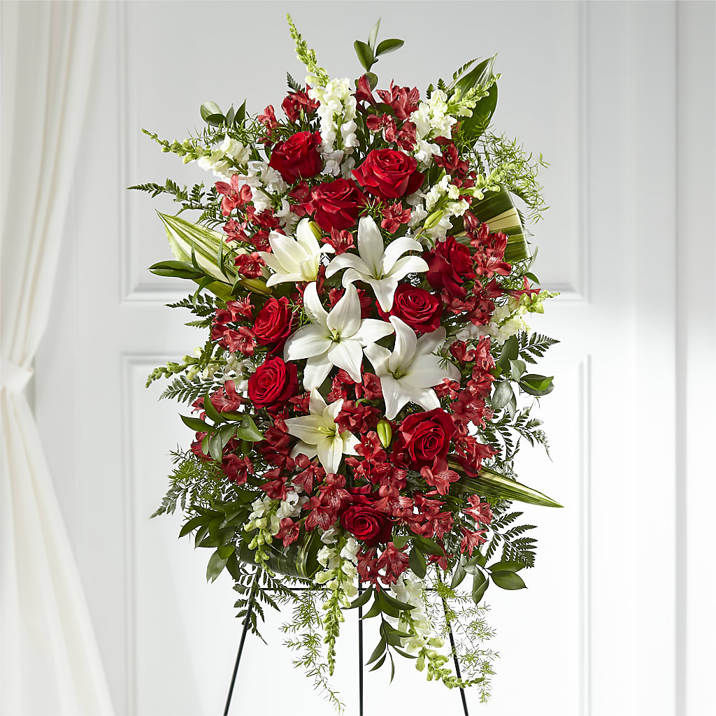 Everlasting Memory Standing Spray – Flowerama #186, Oklahoma City OK