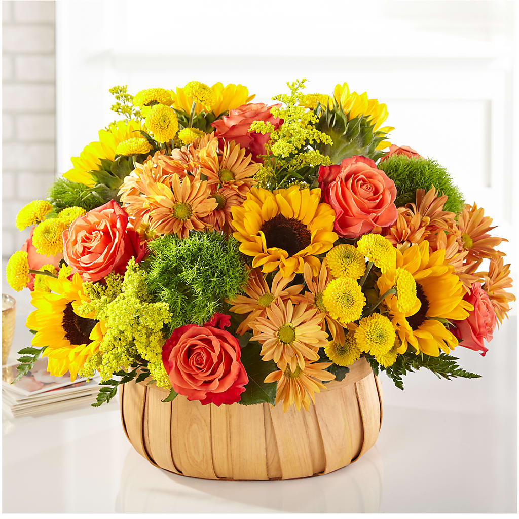 Harvest Sunflower Basket – Flowerama #186, Oklahoma City OK