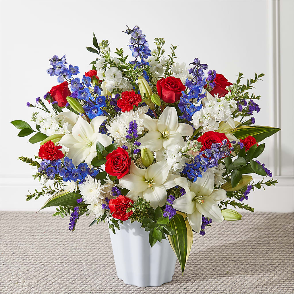 Consoled Floor Basket – Flowerama #186, Oklahoma City OK