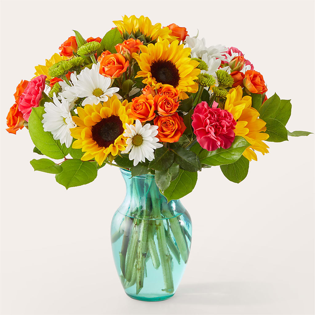 Sun-drenched Blooms Bouquet – Flowerama #186, Oklahoma City OK