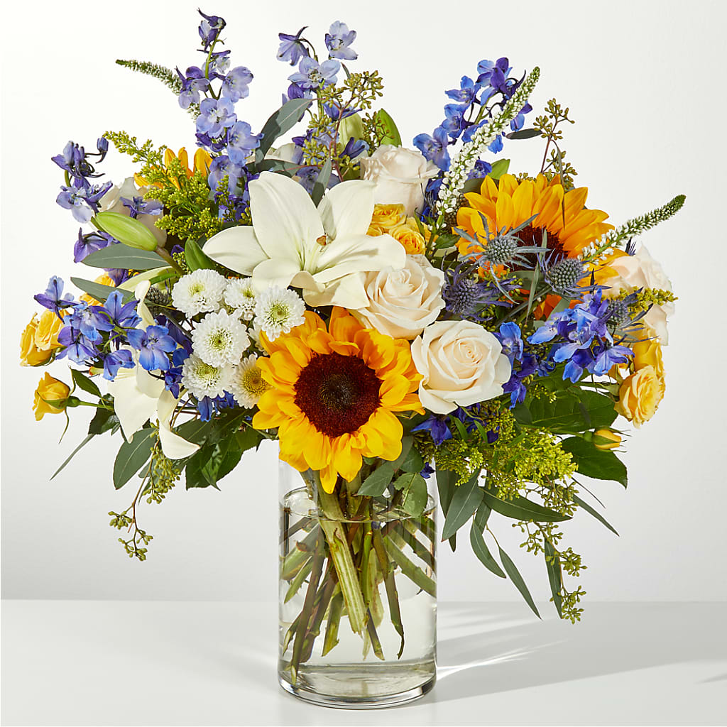 Wonderfully Sunny Bouquet – Flowerama #186, Oklahoma City OK