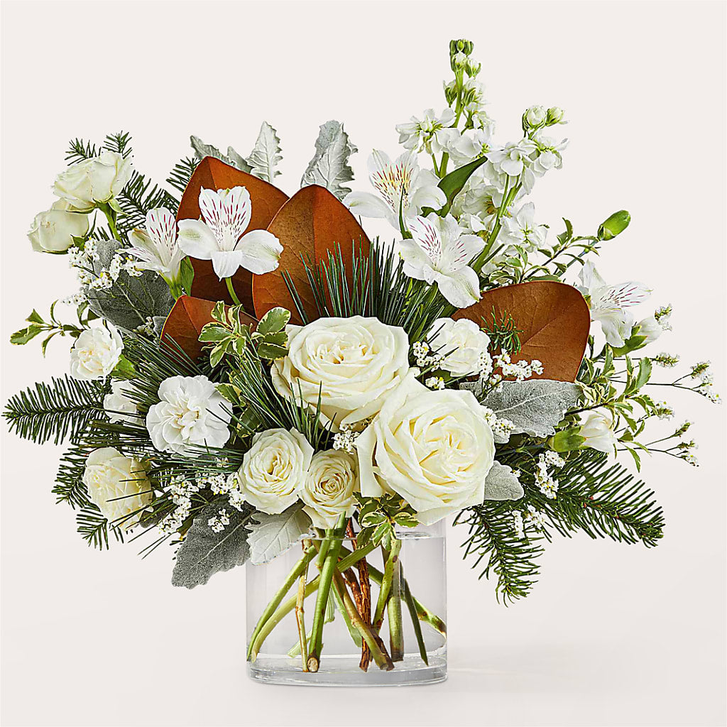 Fresh Snowfall Bouquet – Flowerama #186, Oklahoma City OK