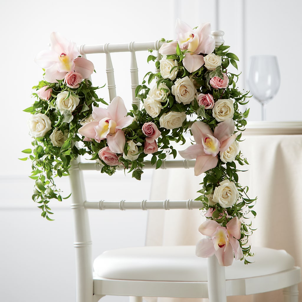 Orchid Rose Chair Décor – Flowerama #186, Oklahoma City OK