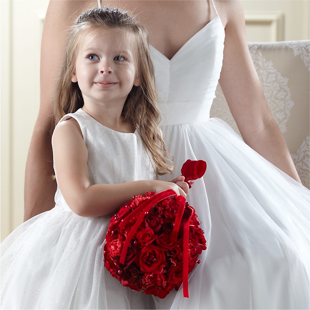 Pure at Heart Flower Girl Arrangement – Flowerama #186, Oklahoma City OK