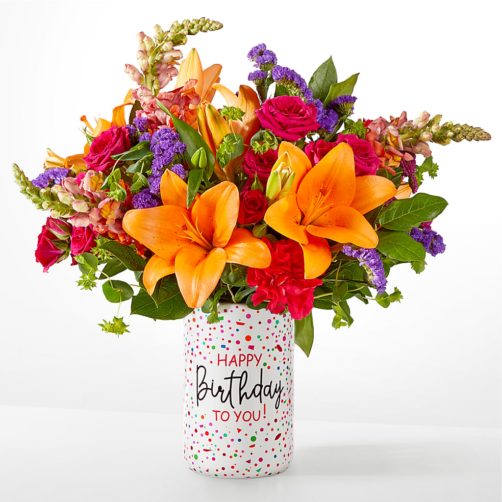 Birthday Palooza Bouquet –  Flowerama #186, Oklahoma City OK