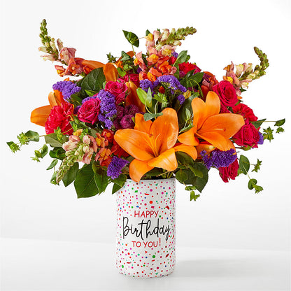 Birthday Palooza Bouquet –  Flowerama #186, Oklahoma City OK
