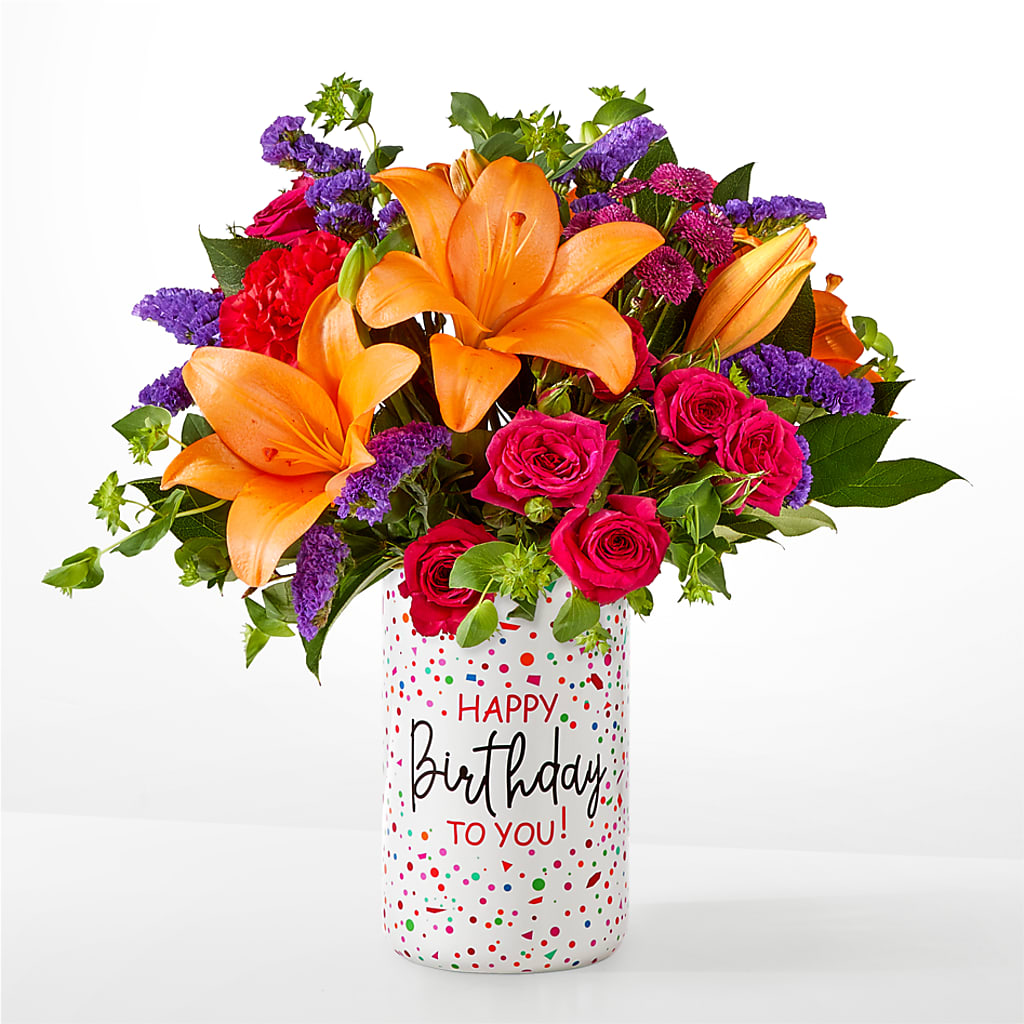 Birthday Palooza Bouquet –  Flowerama #186, Oklahoma City OK