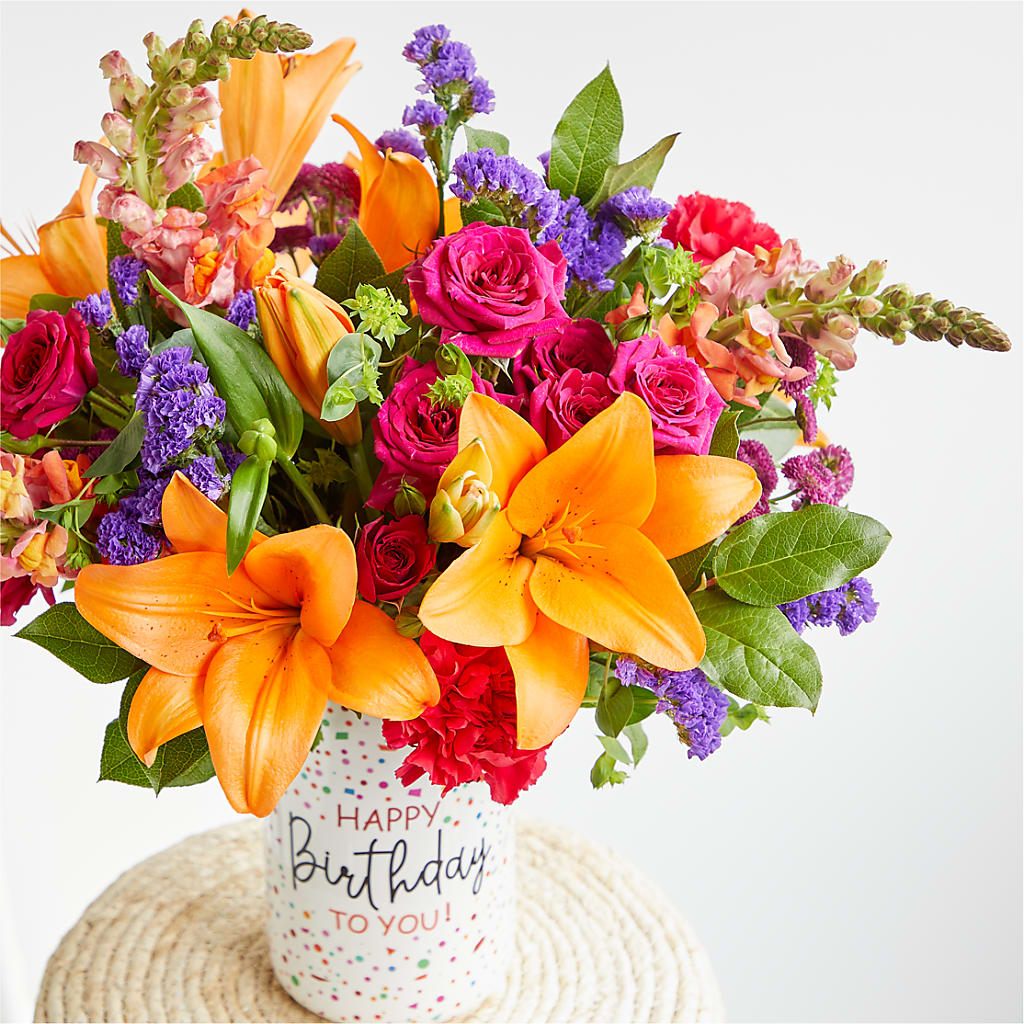 Birthday Palooza Bouquet –  Flowerama #186, Oklahoma City OK