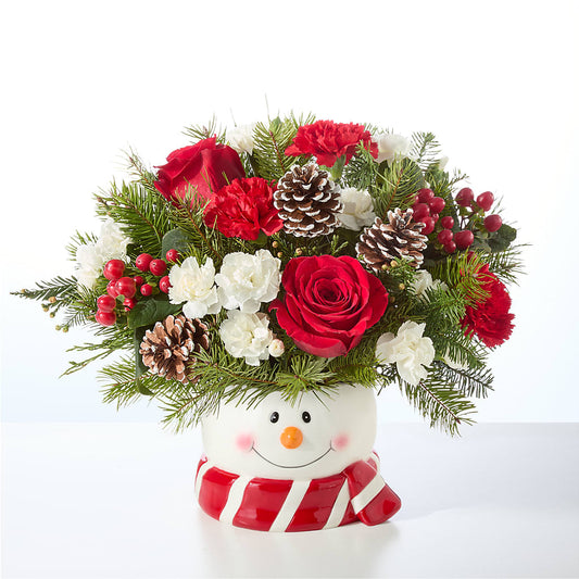 Jolly Snowman Bouquet –  Flowerama #186, Oklahoma City OK