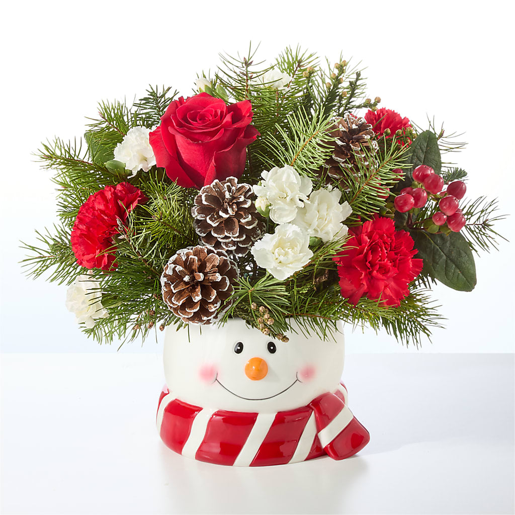 Jolly Snowman Bouquet –  Flowerama #186, Oklahoma City OK