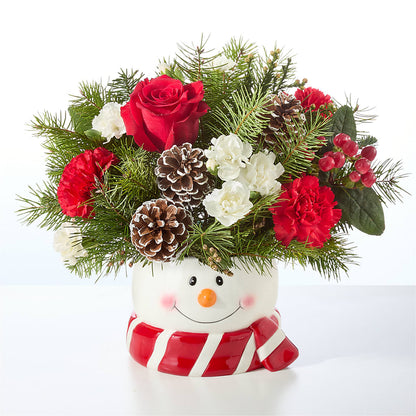 Jolly Snowman Bouquet –  Flowerama #186, Oklahoma City OK