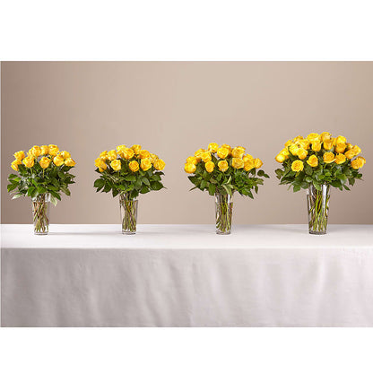 Long Stem Yellow Rose Bouquet –  Flowerama #186, Oklahoma City OK