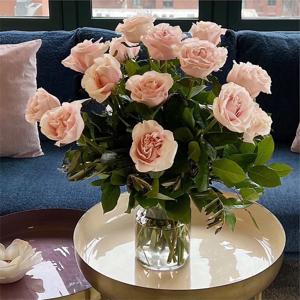 Long Stem Pink Rose Bouquet –  Flowerama #186, Oklahoma City OK