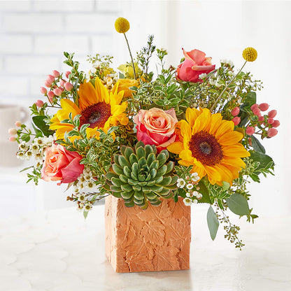 Sunflower Season Bouquet –  Flowerama #186, Oklahoma City OK