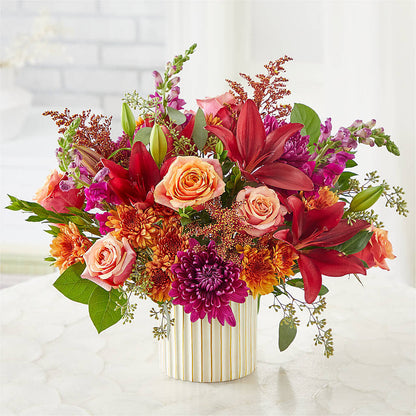 Burgundy Landscape Bouquet –  Flowerama #186, Oklahoma City OK