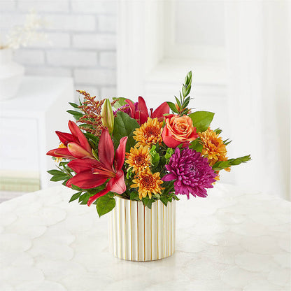 Burgundy Landscape Bouquet –  Flowerama #186, Oklahoma City OK