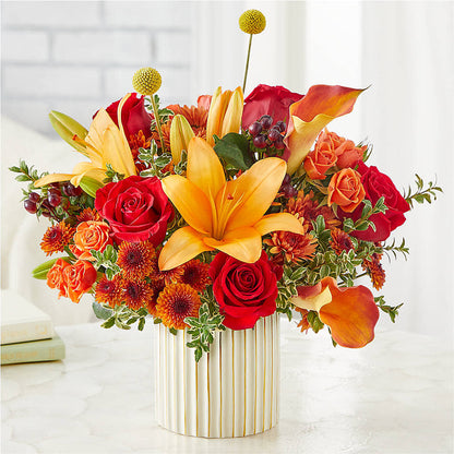 Scarlet Skies Bouquet –  Flowerama #186, Oklahoma City OK
