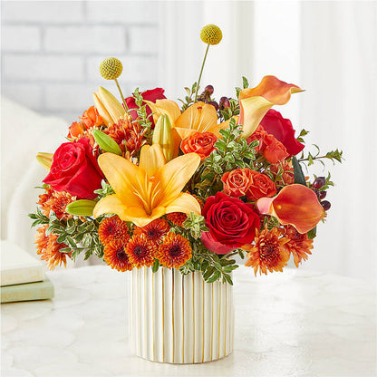 Scarlet Skies Bouquet –  Flowerama #186, Oklahoma City OK