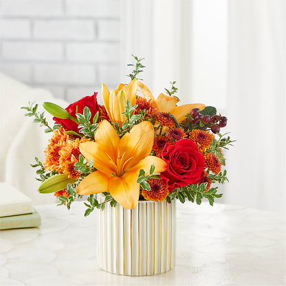 Scarlet Skies Bouquet –  Flowerama #186, Oklahoma City OK